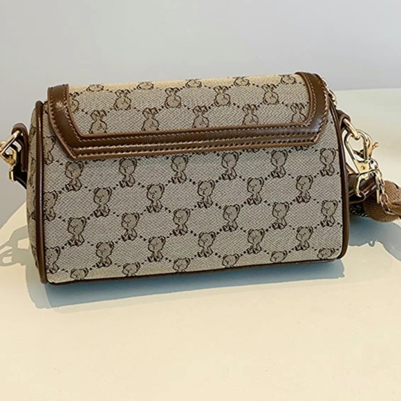 Women’s Cartoons Crossbody with Lucky Charm Rabbit In Khaki - Picture 7 of 12